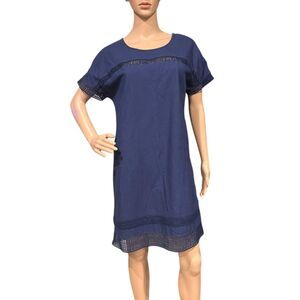 VINEYARD VINES Navy Blue Shift Dress Sz S